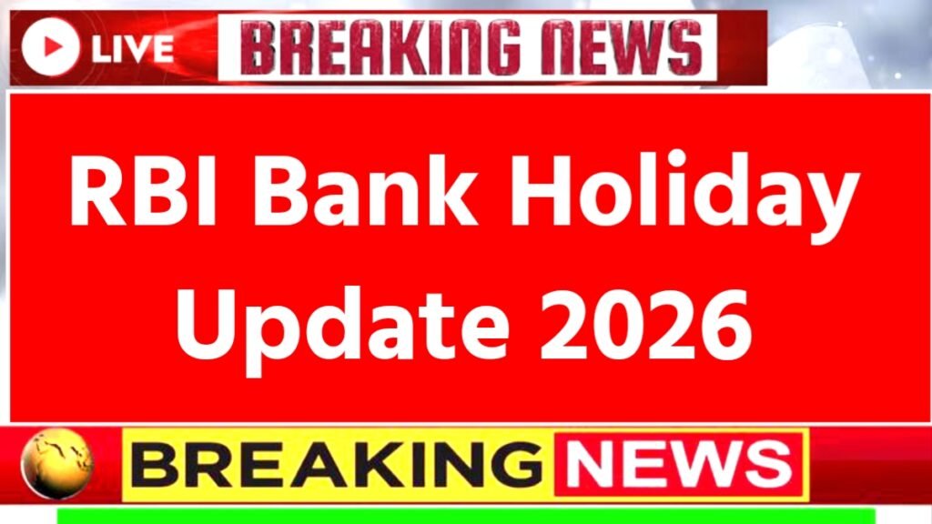 RBI Bank Holiday 2026